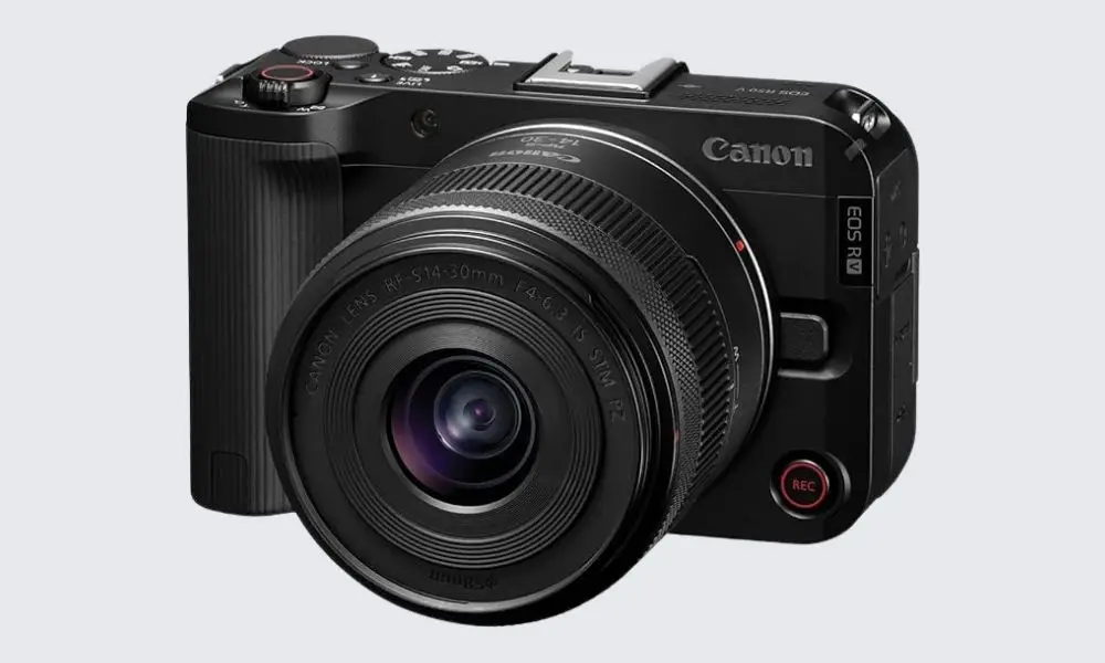 Canon EOS R50 V com lente RF-S 14-30mm IS STM PZ