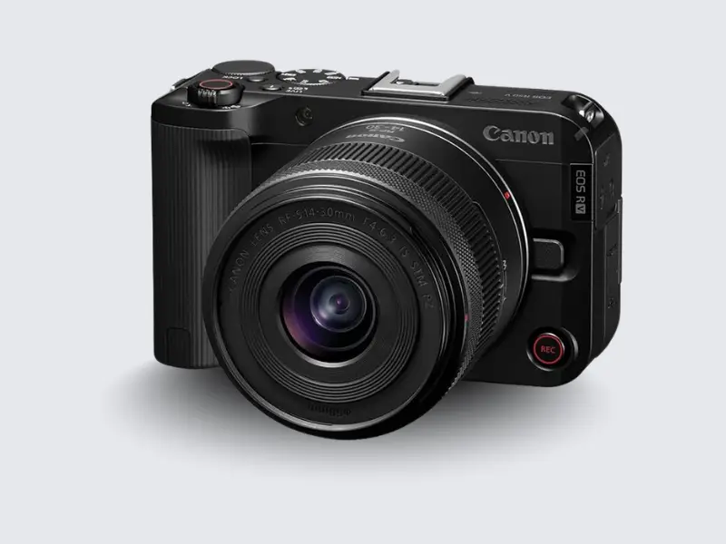 Canon EOS R50 V com lente RF-S 14-30mm Power Zoom