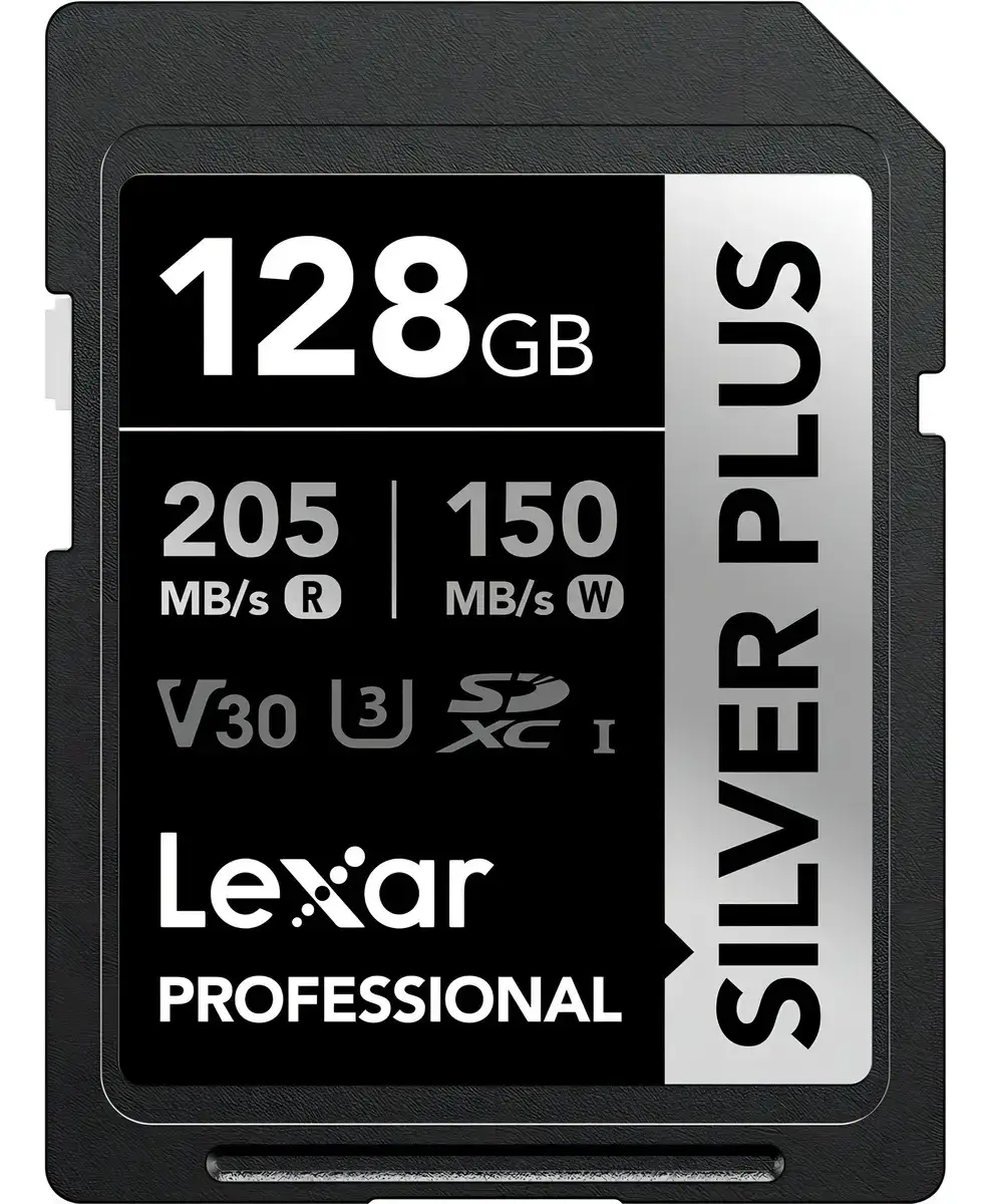 Cartão SD Lexar Silver Plus 128 GB UHS-I V30