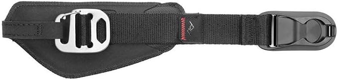 Alça de mão Peak Design Clutch preta para câmeras mirrorless e DSLR